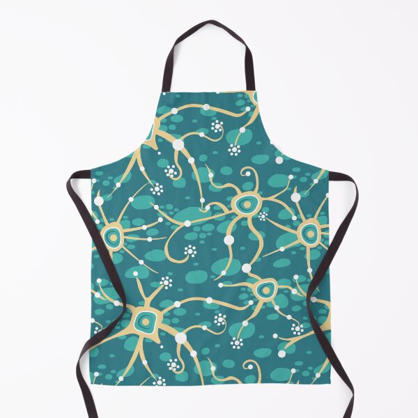 Item preview, neural network - pattern light yellow and water green designed and sold by colorofmagic.
