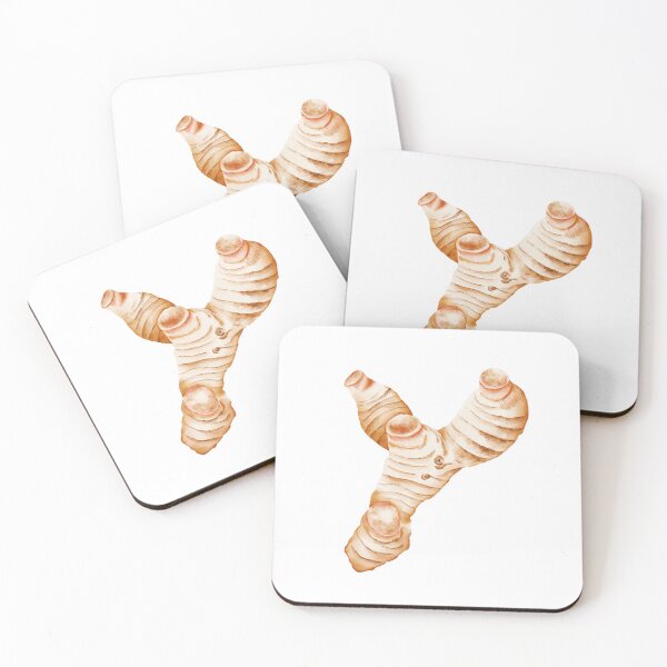 Item preview, Watercolor Illustration of Fresh Galangal designed and sold by iswenyi.