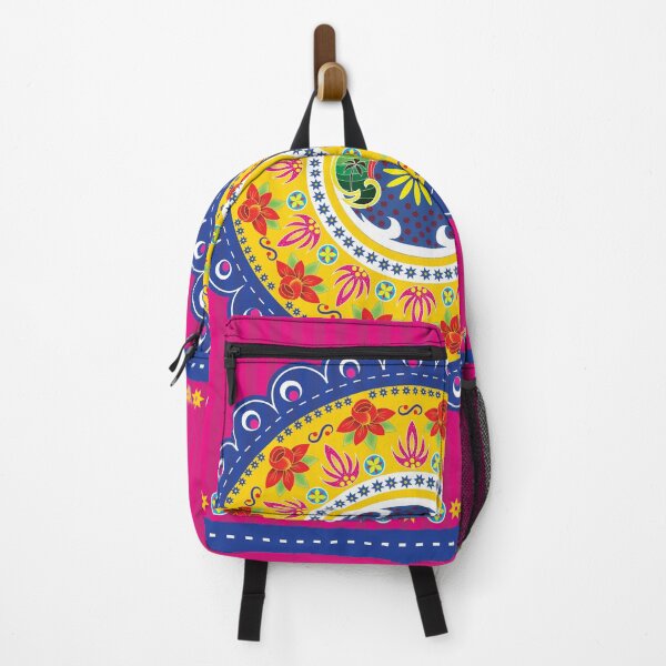 Item preview, Yellow and Blue Mandala in a Fuschia Pink Frame designed and sold by storeIndus.