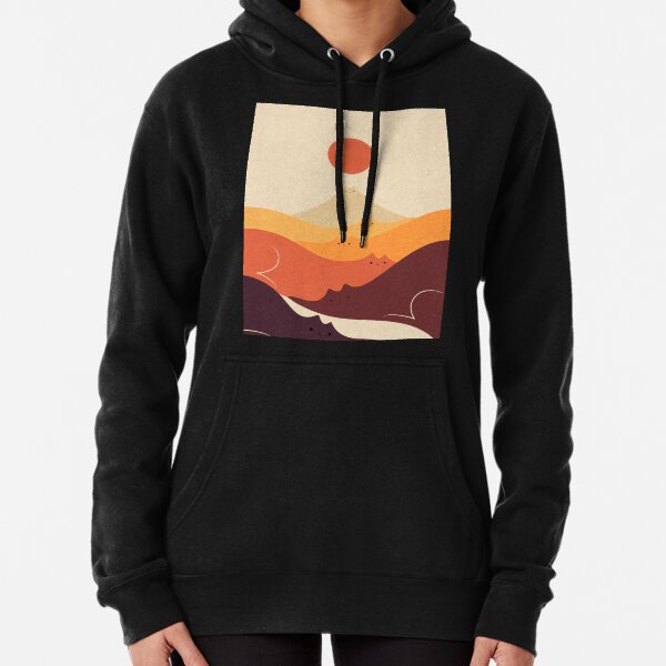 Cat Landscape 87 Pullover Hoodie