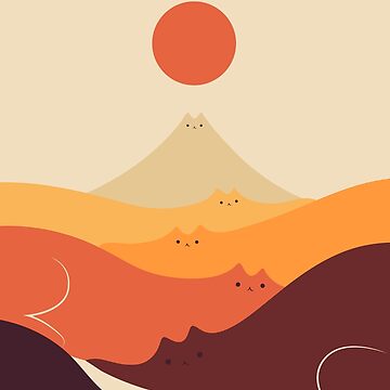 Artwork thumbnail, Cat Landscape 87 by ilovedoodle