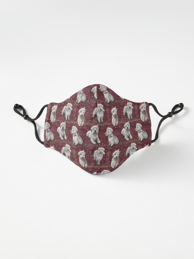 Alternate view of The Christmas West Highland Terrier Mask
