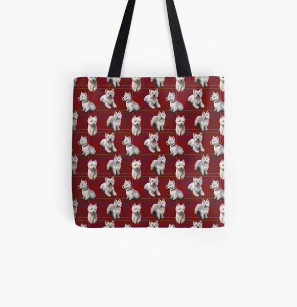 West Highland Terrier Westie All Over Print Tote Bag