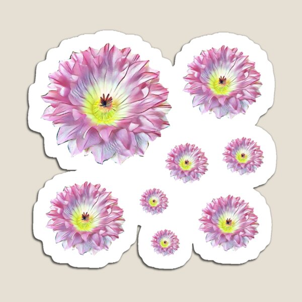 Artikelvorschau, Kaktus-rosa Blume entworfen und verkauft von kimcrunner.