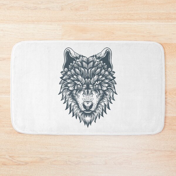 Item preview, Hand Drawn Ornate Wolf Art  designed and sold by JTS STORE.