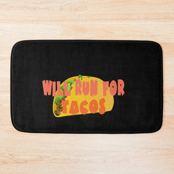 Aperçu de l'œuvre Copy of will run for tacos créée et vendue par TINASTORESHOPE.