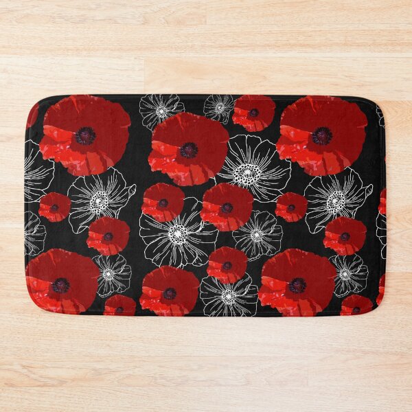 Item preview, Poppy RED Pattern designed and sold by ilenia-restart.
