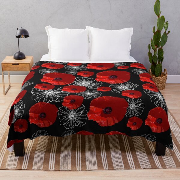 Item preview, Poppy RED Pattern designed and sold by ilenia-restart.