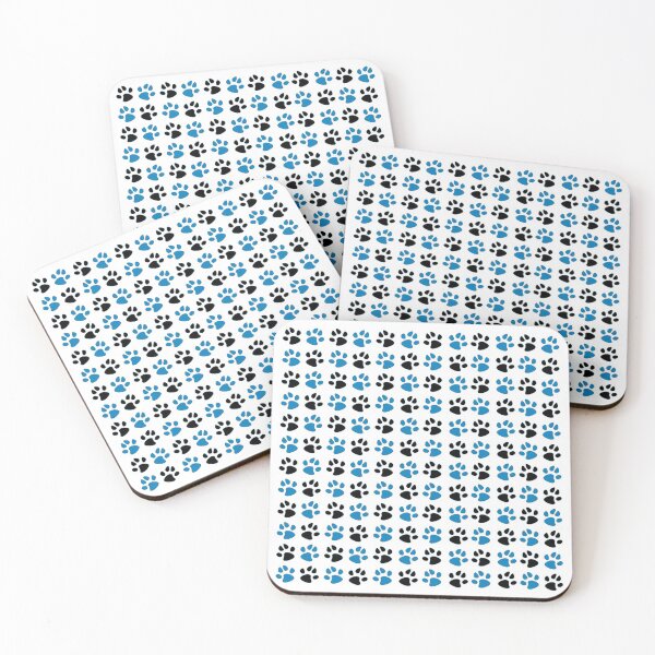 Item preview, Black Blue Pup Paw designed and sold by FabDirtyUnicorn.
