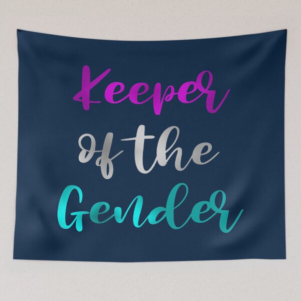 Item preview, Keeper of the gender | Gender reveal party shirts designed and sold by YourStyleB.