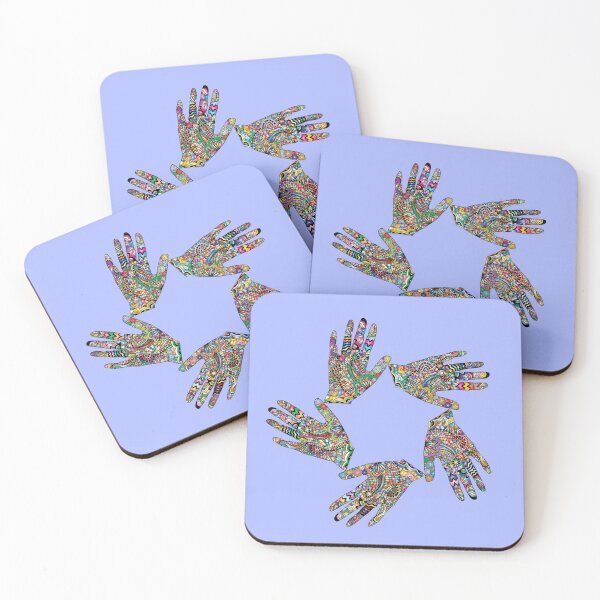 Item preview, Five Palm, Mudra, Yoga Hands, yoga slogan sticker pack, Yoga Wear, Yoga for Women designed and sold by HomeConscious.