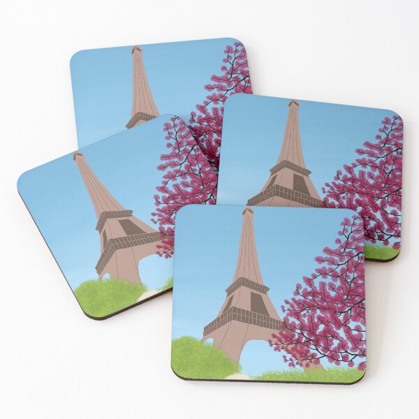 Item preview, Paris Eiffel Tower Cherry Blossom France Europe Travel Wander Art designed and sold by Susie Gallery.