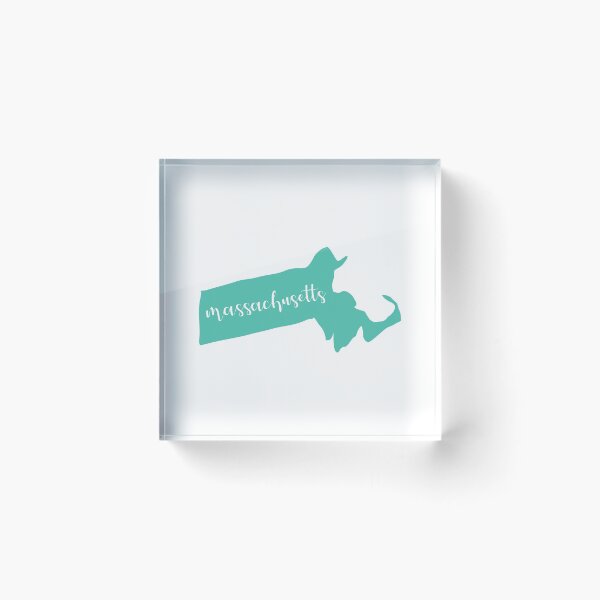 Item preview, Teal Massachusetts State Outline MA designed and sold by agdesigns6.
