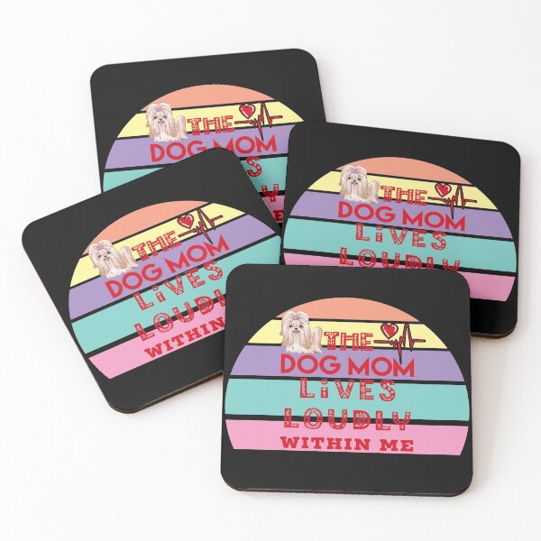 Item preview, The Dog mom lives loudly within me, Retro - Dogma Parody designed and sold by PacificStreams.