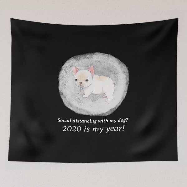 Item preview, Social distancing with my dog? 2020 is my year - Puppydesign designed and sold by VieClaud.