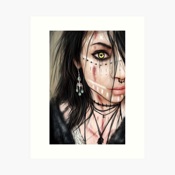Vampiric Gaze Art Print