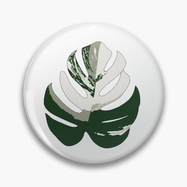 Item preview, Monstera Albo Illustration designed and sold by letteringolivia.