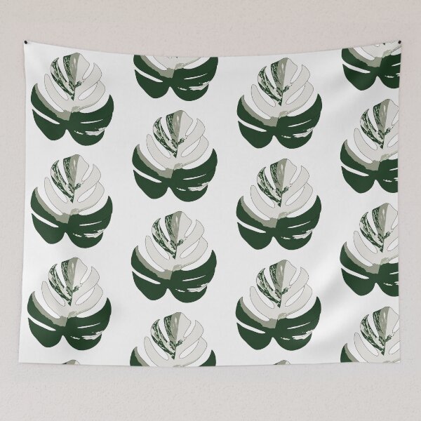 Item preview, Monstera Albo Illustration designed and sold by letteringolivia.