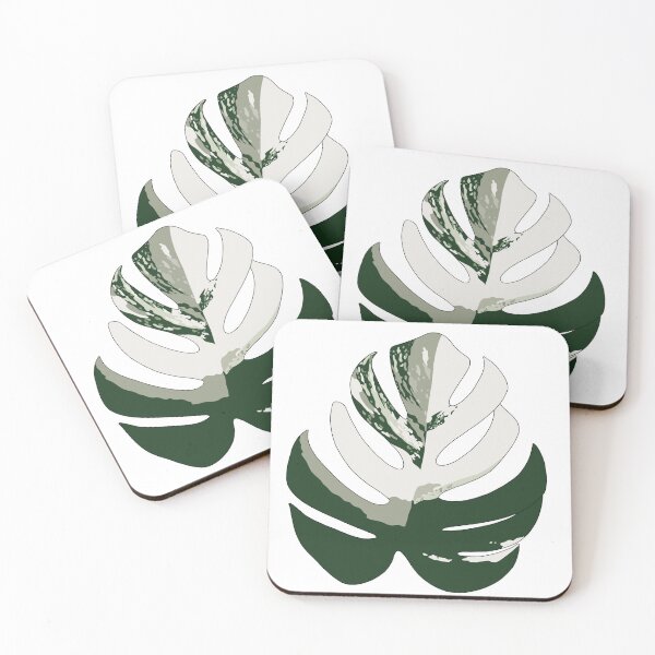 Item preview, Monstera Albo Illustration designed and sold by letteringolivia.
