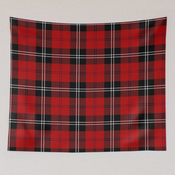 Artikelvorschau, Ramsay Red Tartan | Clan Ramsay | Süßer Tartan entworfen und verkauft von cutetartanshop.
