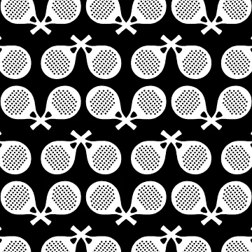 Artwork thumbnail, Padel Racket Pattern by GVibezPadel