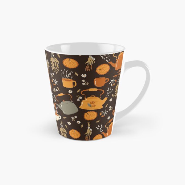 Item preview, Autumn mood tea party pattern designed and sold by burbura.