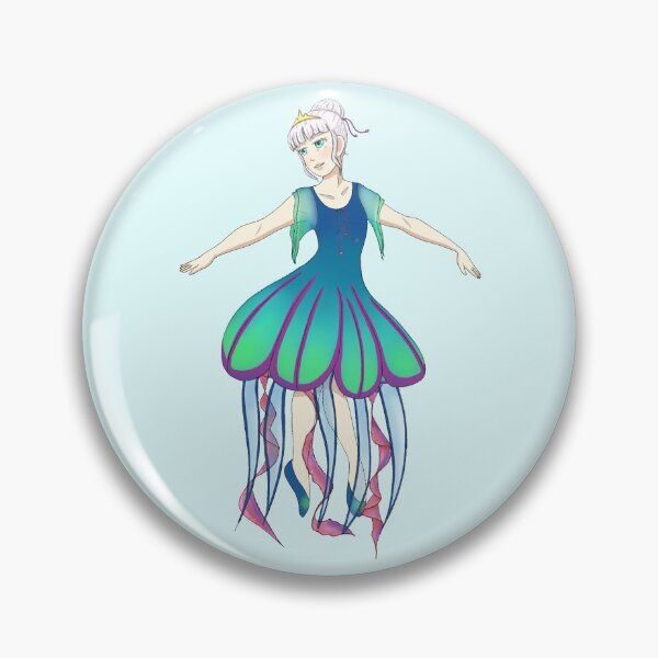 Item preview, aquatic ballet dancer with jellyfish dress designed and sold by MossAbbys.