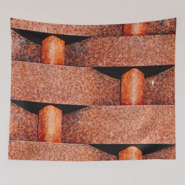 Item preview, Rust - ic look, modern take on the woven fence. Close up. designed and sold by JellyBeenzz.