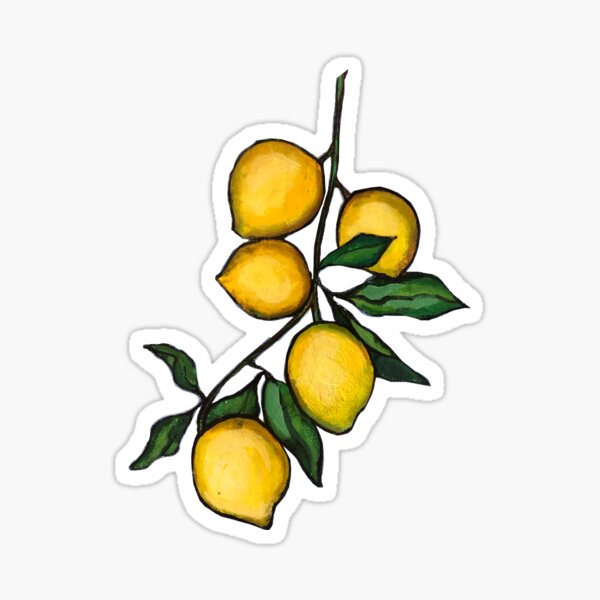 Item preview, Lemons (Transparent) designed and sold by emilypahpaints.