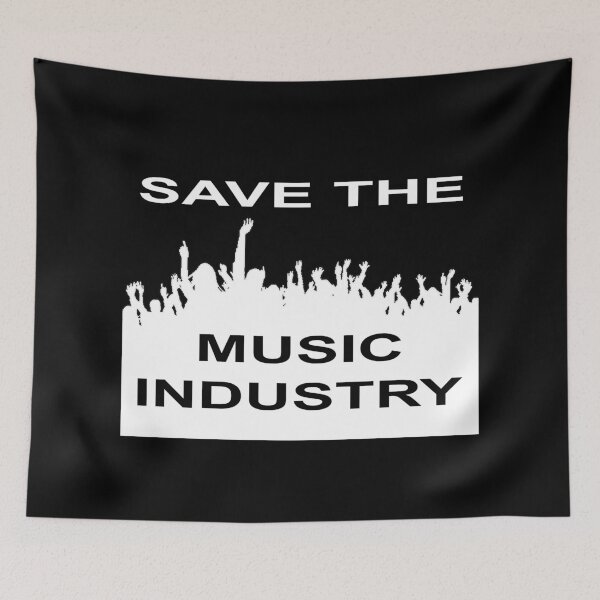 Item preview, Save The Music Industry - Dancing Reach for the Lasers White designed and sold by NoMatterLab.