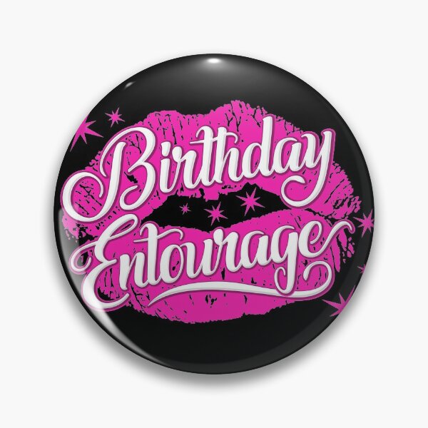 Item preview, Birthday Entourage, group design. Birthday party woman’s  designed and sold by iclipart.