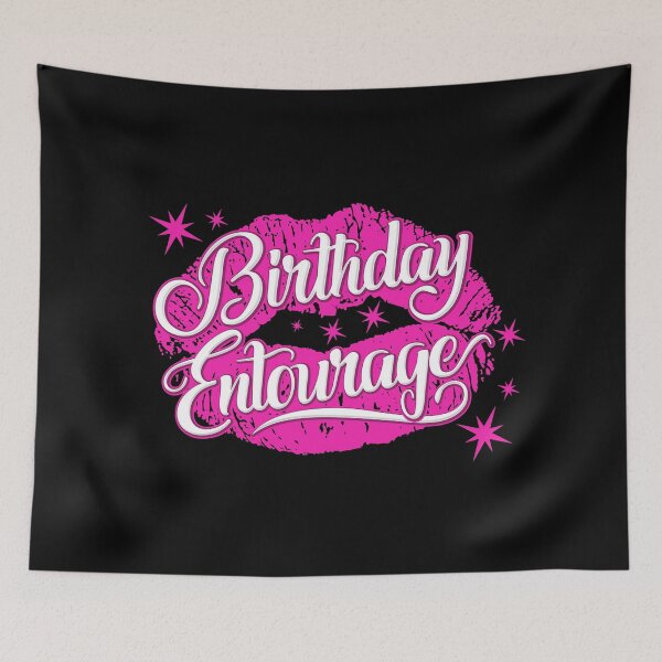 Item preview, Birthday Entourage, group design. Birthday party woman’s  designed and sold by iclipart.