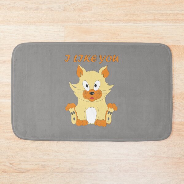 Item preview, I like you, cute cat designed and sold by waldemar777.