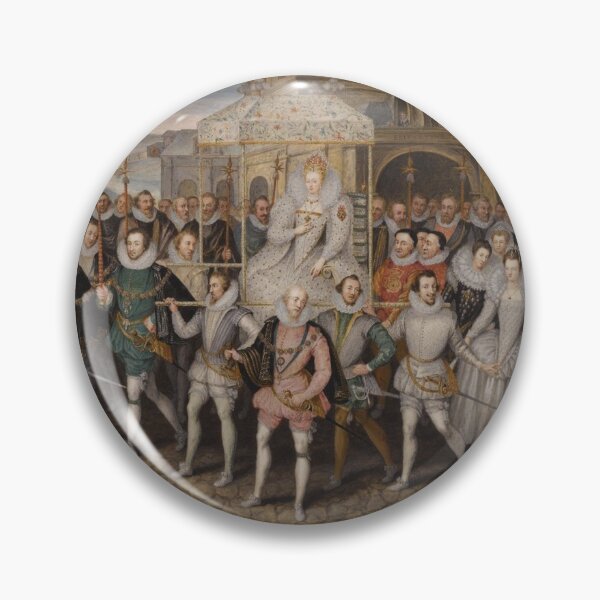 Item preview, Portrait of Queen Elizabeth I carried by her courtiers designed and sold by Vintage Designs +.