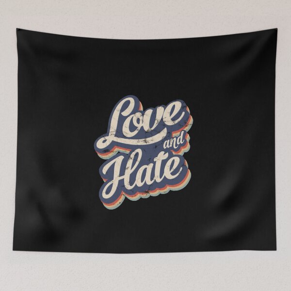 Item preview, Love and Hate designed and sold by BlackMorelli.