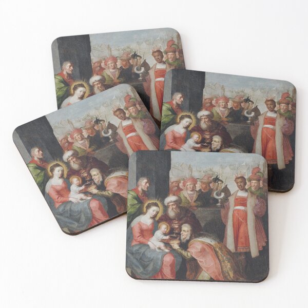 Item preview, Baby Jesus and the wise men vintage Nativity art designed and sold by Vintage Designs +.