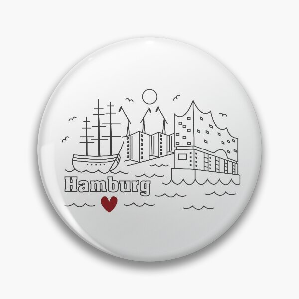 Item preview, Hamburg love designed and sold by ElenaSteinbach.
