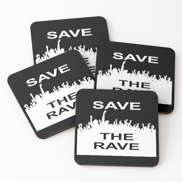 Item preview, Save The Rave - Dancing Reach for the Lasers White designed and sold by NoMatterLab.