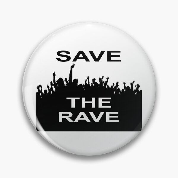 Item preview, Save The Rave - Dancing Reach for the Lasers Black designed and sold by NoMatterLab.