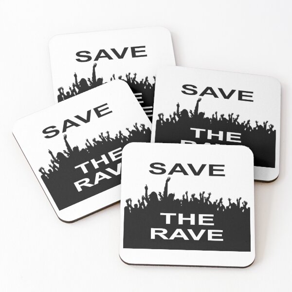 Item preview, Save The Rave - Dancing Reach for the Lasers Black designed and sold by NoMatterLab.