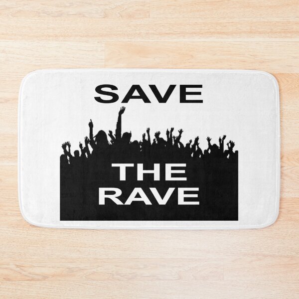 Item preview, Save The Rave - Dancing Reach for the Lasers Black designed and sold by NoMatterLab.