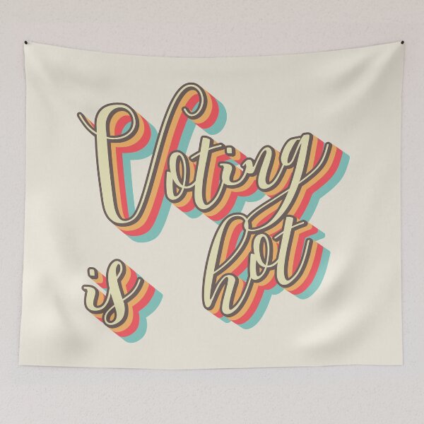Item preview,  Voting is hot designed and sold by redgoch.