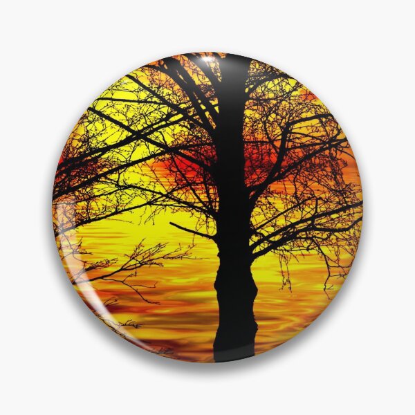 Item preview, Burning Sky, beautiful sunset silhouette designed and sold by cool-shirts.