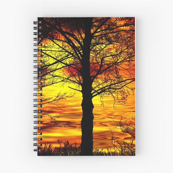 Item preview, Burning Sky, beautiful sunset silhouette designed and sold by cool-shirts.