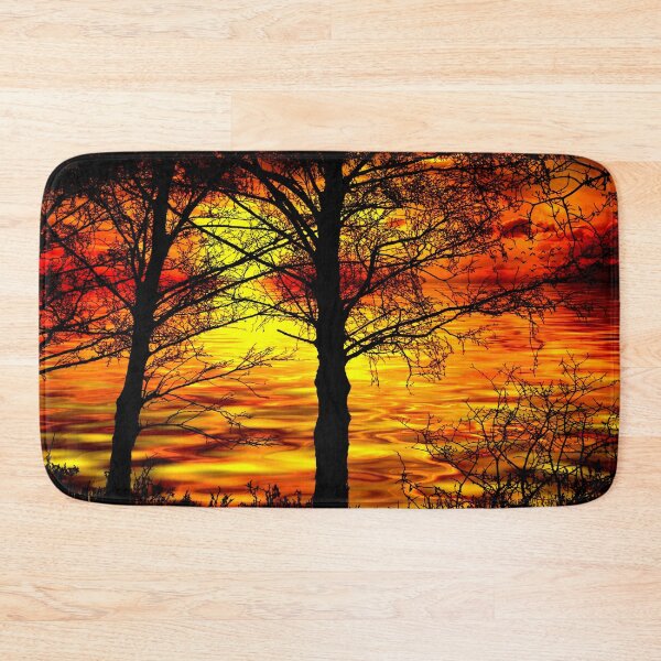 Item preview, Burning Sky, beautiful sunset silhouette designed and sold by cool-shirts.