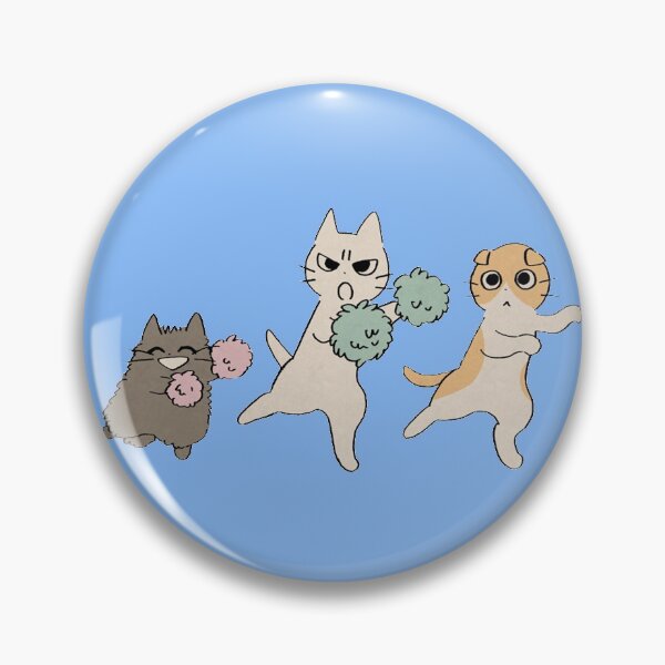 Item preview, Sweet dancing cheerleader cats' trio designed and sold by MisoraA.