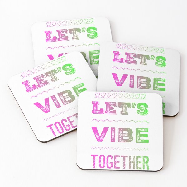 Item preview, Let's Vibe Together - Neon designed and sold by Sup-Thing-More.