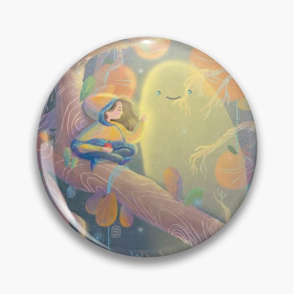 Item preview, Wanderer of Rubicund Apples Autumn Marvelous Ghost dark background designed and sold by morikoMomoko.
