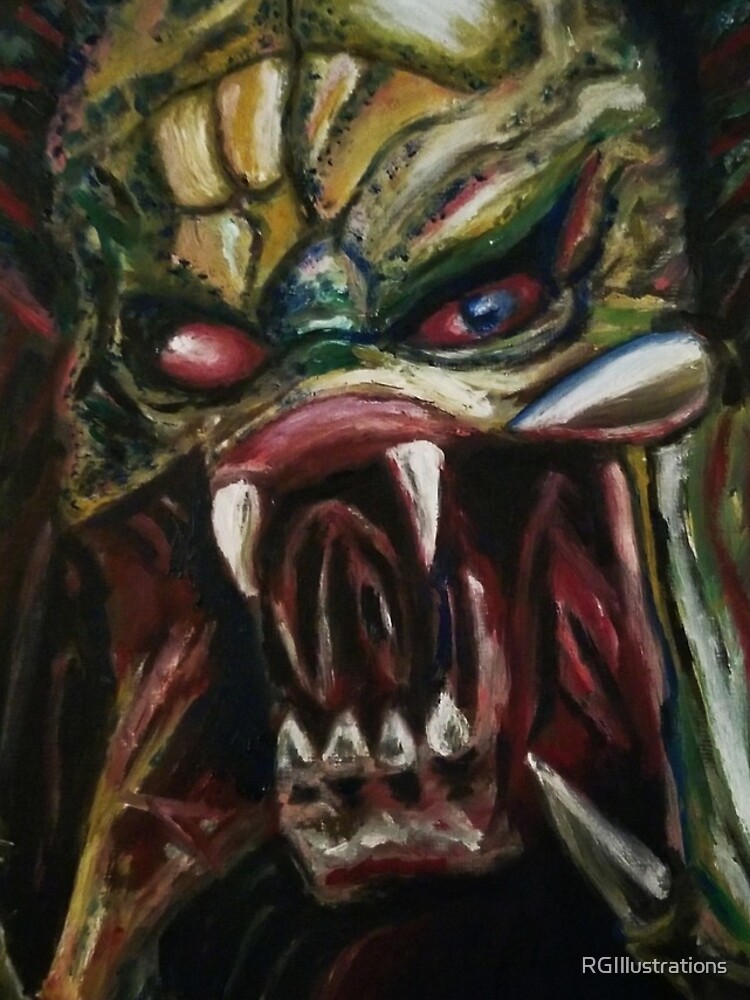 Thumbnail 4 of 4, iPhone Case, The Hunter designed and sold by RGIllustrations.