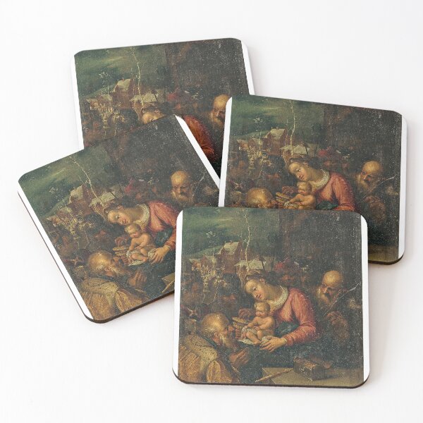 Item preview, Baby Jesus and the wise men vintage Nativity art designed and sold by Vintage Designs +.